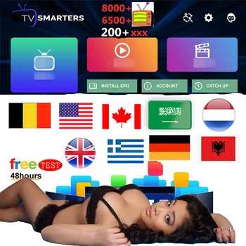 

IP Smarters Android TV box Europe Canada UK Sweden Portugal Belgium Netherlands USA Hot xxx Adult No APP Included