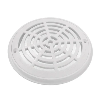 

1 Pc Main Drain Cover Anti-Vortex Round Swimming Pools Outlet Main Drain Plate Cover Replacement Frame