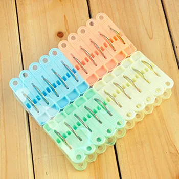 

Powerful Multifunctional Plastic Clip Drying Clothes Anti-skid Socks Drying Windproof Clip 20 Packs