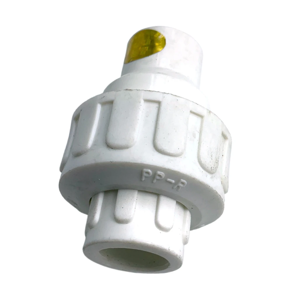 1pc 20mm PPR Check Valve Shutoff Valve PPR Pipe Adapters Tube Plastic White