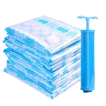 

11 Pcs/set Reusable Foldable With Pump Dustproof Storage Bag Home Seal Save Space Vacuum Compressed Travel Practical Large