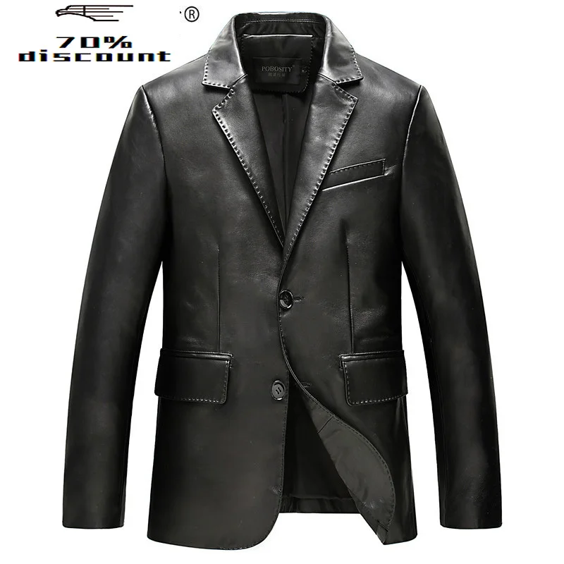 

AYUNSU Spring Autumn Sheepskin Coat Genuine Leather Jacket Men Clothes 2020 Blazer Real Mens Leather Jackets WZM803 KJ2205