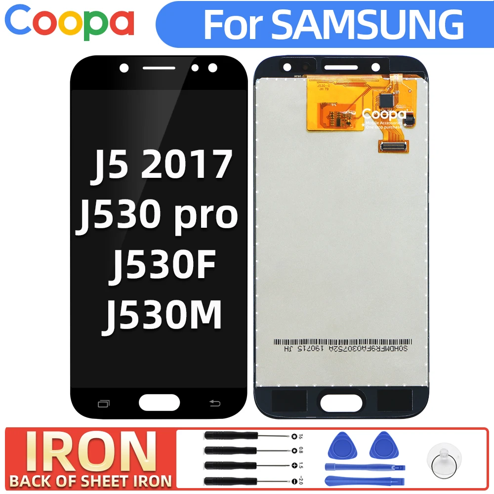 

IRON LCD Screen For Samsung Galaxy J5 Pro 2017 J530 J530F J530M LCD Display Touch Screen Digitizer Assembl Replacement Thin