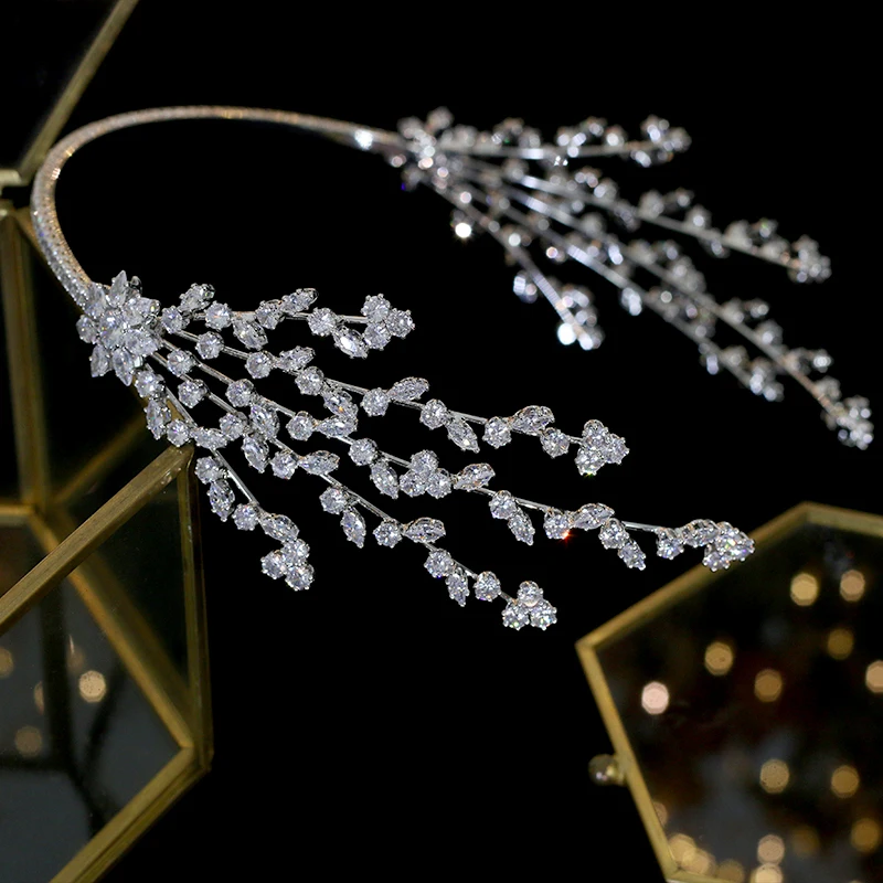 New design tiara crown party graduation ceremony wedding hair accessories hair band headband headband wedding dress accessories