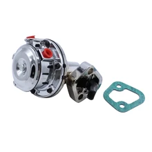 Для механического топливного насоса Chevy Small Block V8-два клапана 80 GPH 8 PSI - SBC (262-400), хромированные автомобильные аксессуары Для механического топливного насоса Chevy Small Block V8-два клапана 80 GPH 8 PSI - SBC (262-400), хромированные автомобильные аксессуары