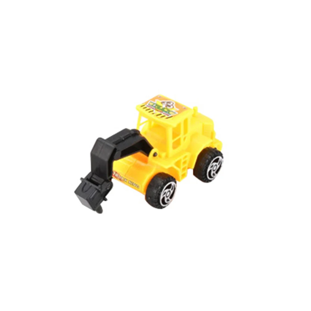 6Pcs Kids Mini Excavator Model Car Toys Engineering Vehicle Car Model Excavator Boy Educational Toy Gift 5