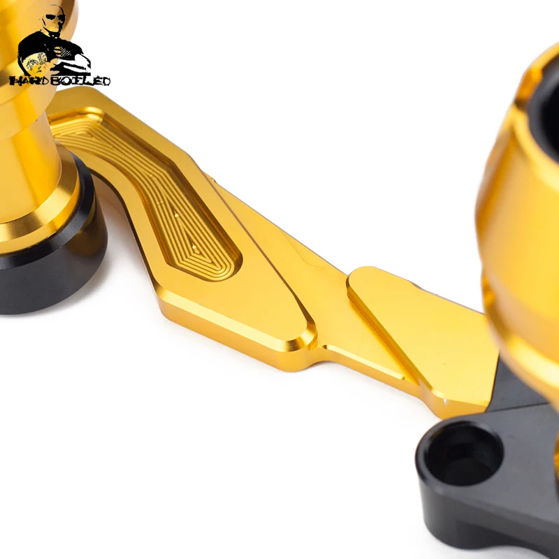 Modified moto nmax xmax nvx rear crash slider guard axle muffler pipe frame sliders falling protection For xmax300 pcx150 forza (5)