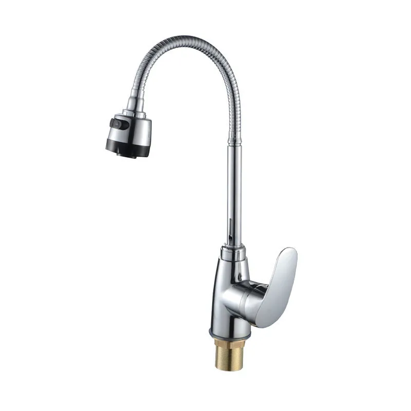 

Alloy Light Tip T-connector Cold Kitchen Faucet Sink Wash Dishes Washing Basin Tap Direct Selling