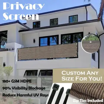 

0.9x5m Multipurpose Outdoor Garden Anti-UV HDPE Home Balcony Succulent Plant Cover Safety Patio Fence Shade Net With Grommets