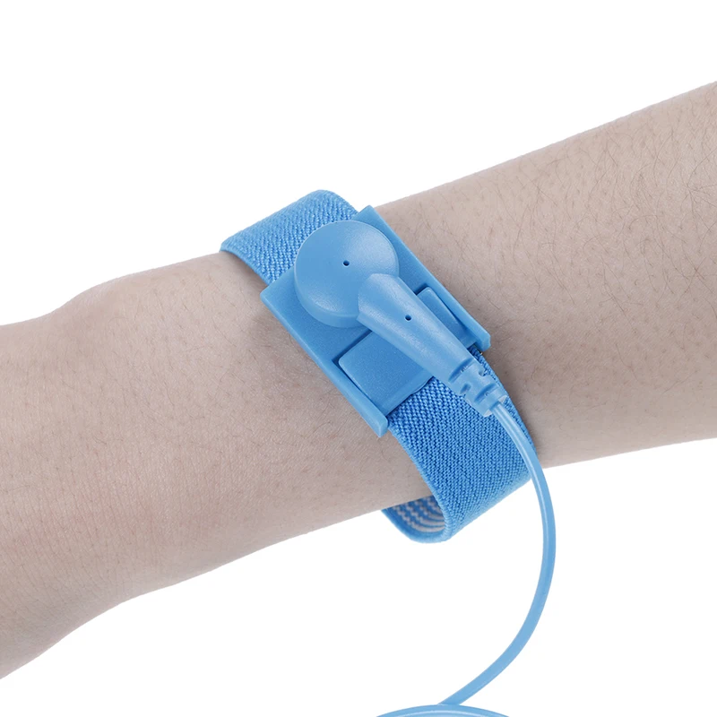 New Anti Static Bracelet Electrostatic Cordless Wireless Adjustable ESD Discharge Cable Wrist Band Hand With Spare Wristband