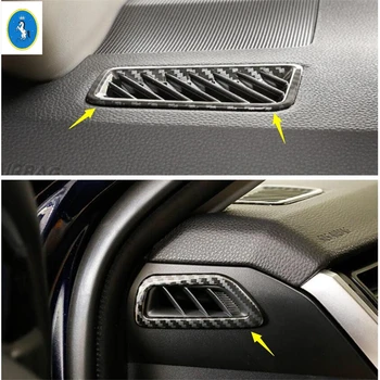 

Yimaautotrims Auto Accessory Dashboard Air Conditioner AC Outlet Vent Trim Carbon Fiber ABS For TOYOTA RAV4 RAV 4 XA50 2019 2020