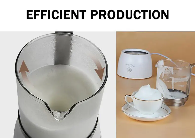 Европейский молочный пенопласт Электрический автоматический насос для горячего и холодного молока бытовой кофе молочный насос Pull Flower Cup F280R