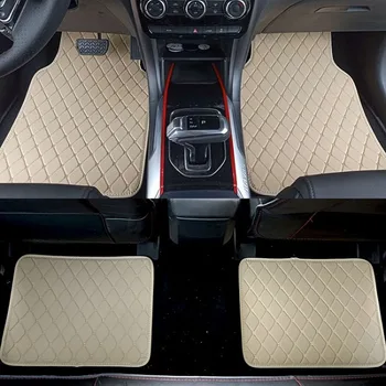

Universal Leather Car Floor Mats Carpet Mats Waterproof Anti-dirty Floor Mats For kia nissan camry lifan chrysler 300c all Cars