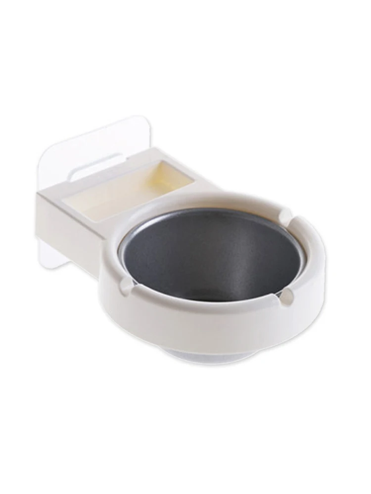 Dia. 8CM ashtray wall stainless steel pocket smoke holders Storage Cup For toilet Home Office Waterproof Cigarette Tools case
