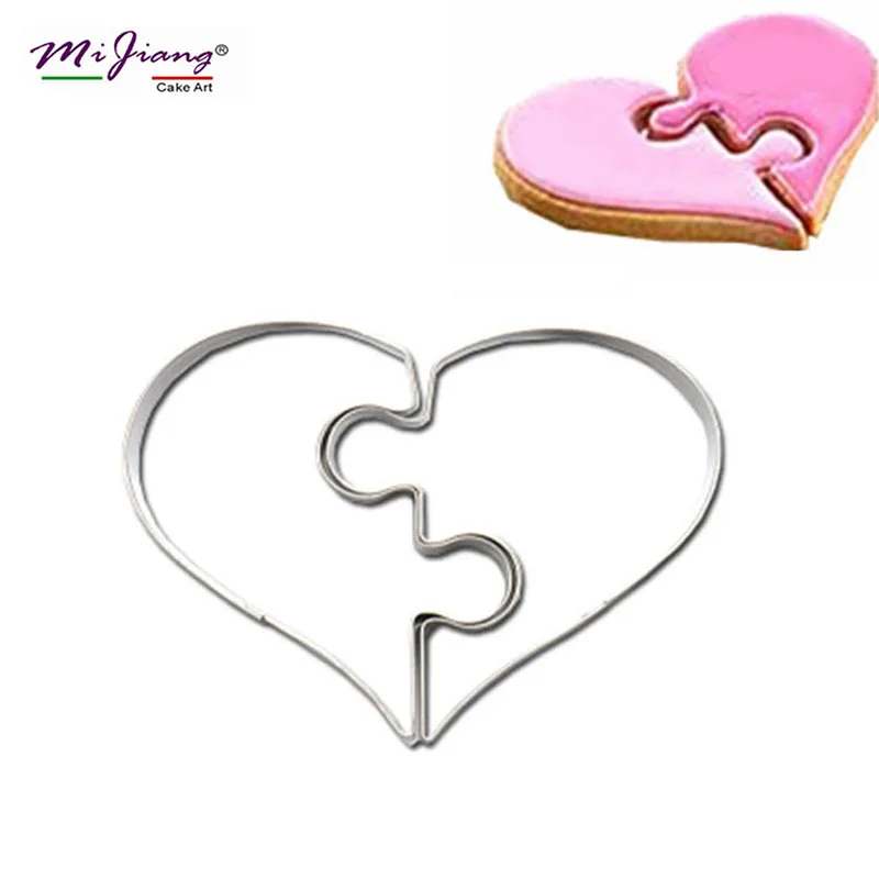 Mijiang Love Heart форма для резки торта из нержавеющей стали помадка бисквита резаки