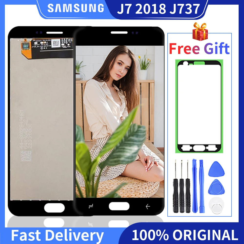 

Original Super Amoled For Samsung Galaxy J7 2018 J737 LCD J737A J737P J737V J737T LCD Display Touch Screen Digitizer Replacement