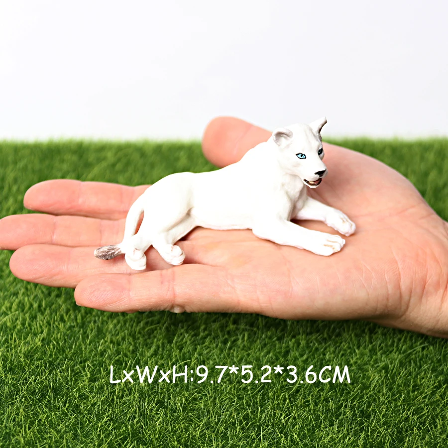 Simulation saber-toothed tiger lions,roaring smilodon action figure garden decoration Animals Model Educational Toy For Kids