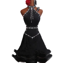 5 шт./компл. конкурс латиноамериканских танцев платье новое платье для выступлений высококачественный черный китайский Сексуальный рыбий кости вьючная юбка# MD074