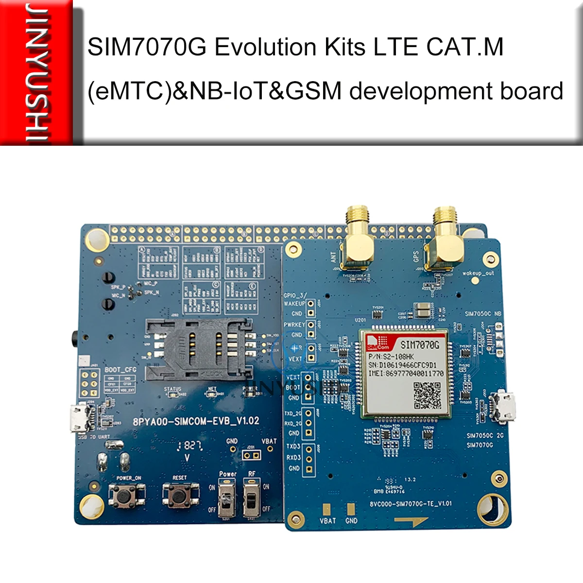 SIMCOM SIM7070G SIM7070 многодиапазонный CAT-M и nb-iot Evolution Kit TE комплект кошка. M(eMTC) и nb-iot& GSM макетная плата EVB