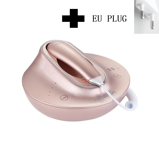 Rose Gold(EU PLUG) Биполярное Домашнее использование RF Радио Частота красота устройство для заботы о коже лица морщин тонкой линии удаления провисания подтяжки кожи лифтинг - Цвет: Rose Gold(EU PLUG)
