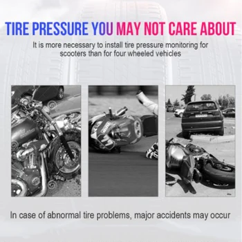 

TPMS Pressure Monitoring System Kit Dust-Proof XM6 Real-Time Detection