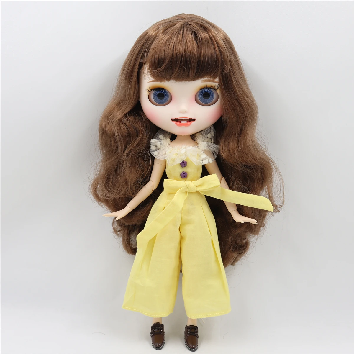 Neo Blythe Doll Stylish Jumpsuit with Hairband 4