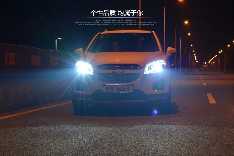Автомобильный Стайлинг фар для Chevrolet трекер светодиодный фары Trax DRL Bi Xenon объектив Высокий Низкий луч парковка противотуманная фара