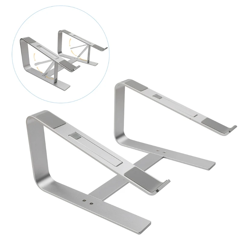 

Aluminum Laptop Stand for Desk Compatible for mac MacBook Pro Air Apple Notebook B95D