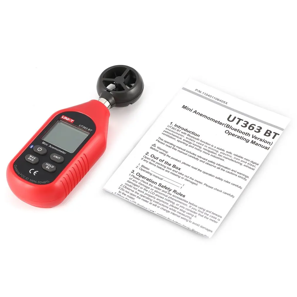 

UNI-T Anemometer,Digital LCD Anemometer,Wind Speed Tester,Wind Speed Temperature Tester,Mini Anemometer