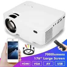 10000лм проектор с wi-fi 1080p HD портативный ЖК беспроводной мини-видеопроектор для домашнего кинотеатра для iPhone/Android телефон+ Remorte
