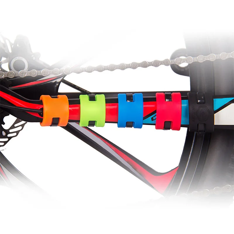 

Bicycle Rear Fork Anti-Collision Rubber Protective Ring Chain Protection Shield Fork Chain Protector Kit Parts M88