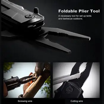 

Mini Multi Tool Plier Folding Knife Survival Multitools Camping Outdoor EDC Tools Portable Fishing Multifunctional Fold Pliers