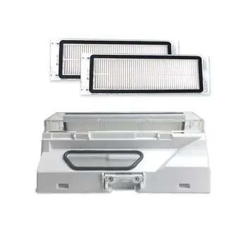 

2020 Dust Box For Xiaomi Roborock S50 S51 Dustbin Box With Hepa Filters Sweeping Machine Accessories Replenishment Tools