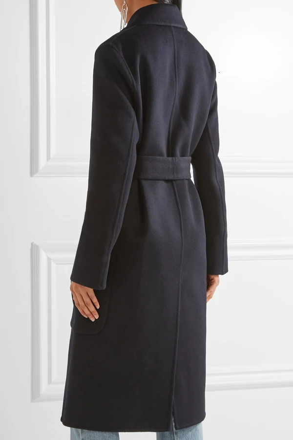 Весна осень Женское шерстяное длинное пальто женская верхняя одежда manteau femme abrigos mujer
