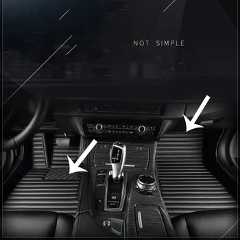 

For Tesla Model 3 Car Microfiber Leather Non-slip Foot Mat Double layer floor mat Fully surrounded by car mats