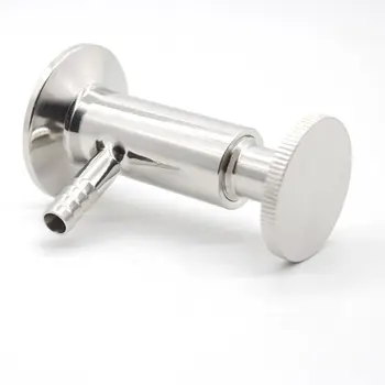 

304/316L Stainless Steel Sanitary Sampling Valve 50.5mm 25.4mm Ferrule OD Fit 1/2" 1.5" Tri Clamp