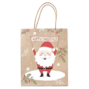 

24 Pcs Paper Christmas Craft Bag Assortment/CHRISTMAS/HOLIDAY wrap Paperboard FESTIVE WINTER THEMED HOLIDAY SHOPPING BAGS