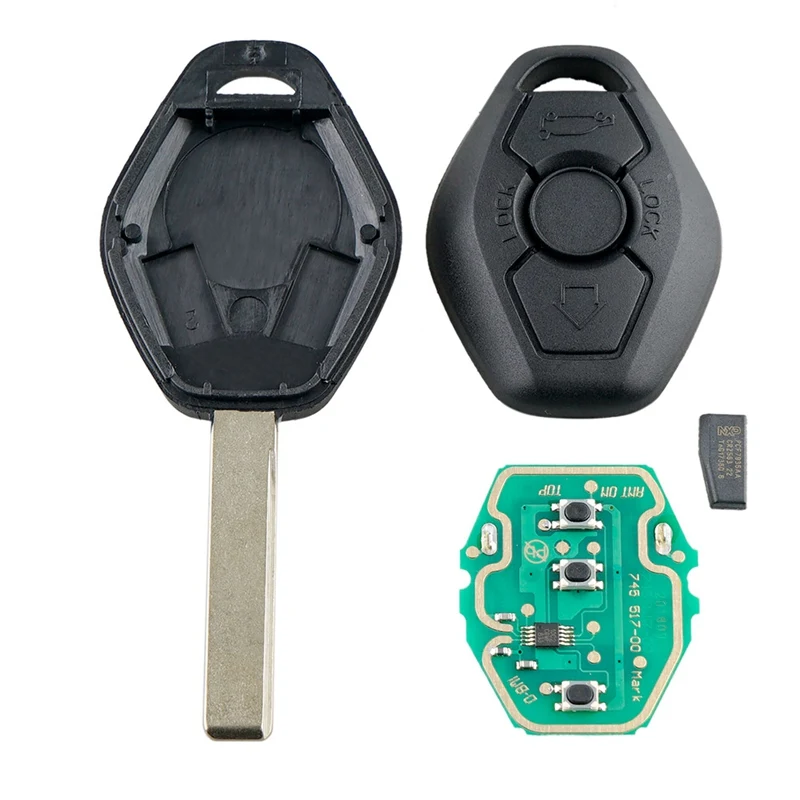 Подходит для BMW EWS 3 кнопочный Автомобильный ключ 7935 ID44 433/315 МГц переключаемый|Ключ