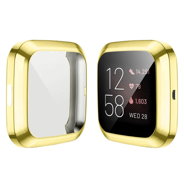 Full Screen Protector cover for Fitbit Versa Versa 2 Versa 3 Sensesoft TPU Bumper Case for Versa lite Smart watch Accessories 
