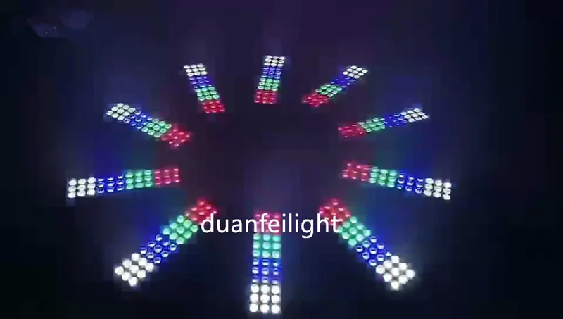 2019 Новый светодиодный настенный светильник 36x2 Вт RGBW Dmx 512 Srobe эффект гонок | Лампы и