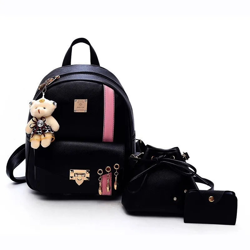 Женский рюкзак в Корейском стиле, мода, стиль, водонепроницаемый, на открытом воздухе, универсальный комплект, стильный и прочный Ba