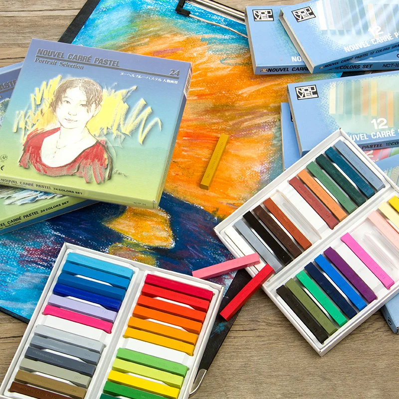 Sakura NCT Pastels цвет 12/24/48 цветов s набор мелов яркий жемчуг|sakura color|art colorssupplies art |