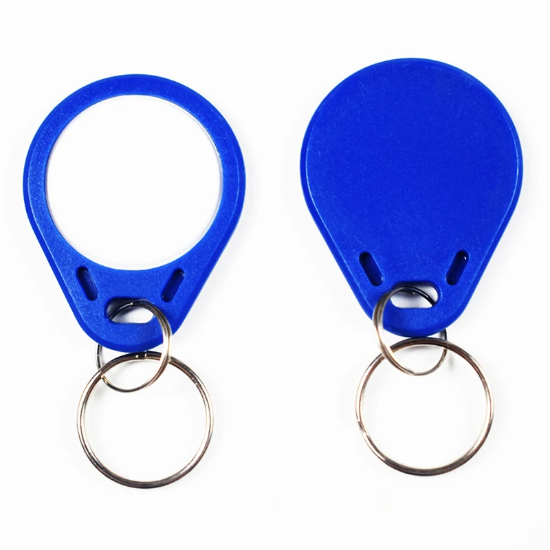 100pcs/Lot 125Khz Proximity RFID EM4305 T5577  Smart Card Read and Rewriteable Token Tag Keyfobs Keychains Access Control 4