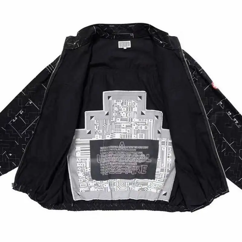Женская Повседневная Уличная куртка kanye west ветровка с принтом чипов 19ss c. E Cav Empt