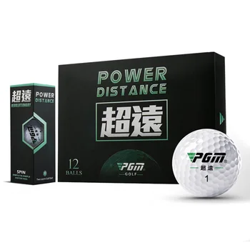 

12Pcs PGM Golf Ultra-Long Balls Two-Layer Exercise Golf Balls For Children School Play Game Education Christmas Birthday Gift