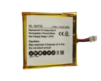 

new Instead of battery EB-BR750 300mah For Samsung Gear S SM-R750 R750 Smart Watch Authentic batteries EB-BR750ABE