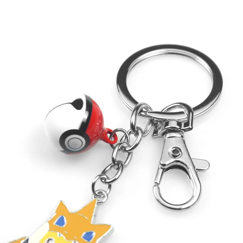 Покемон keychian Пикачу Sableye Ash Ketchum Косплей Audino Altaria Charizard металлический брелок с колокольчиком милый забавный мультфильм