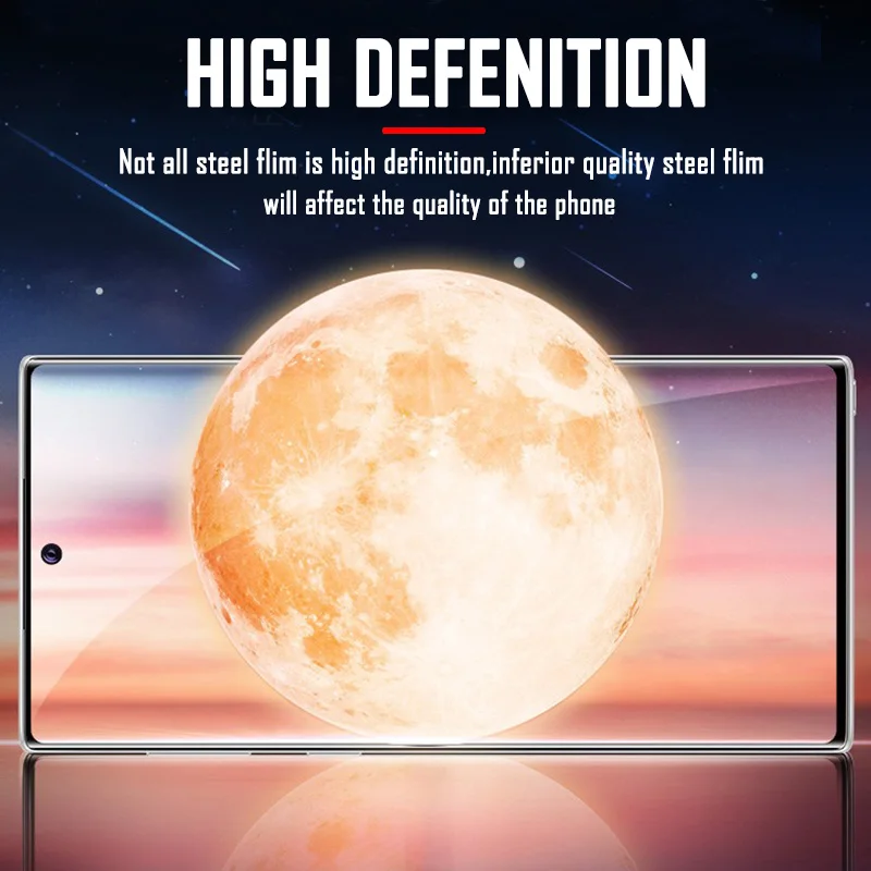 2 1 шт. 40D Гидрогелевая пленка для Samsung Galaxy S10 S9 S8 Plus Note 8 9 10 Защитная экрана S7 Edge не