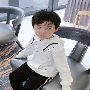 

Spot 2020 New Arrivals Autumn Boys Sweatshirts Letter GVC Star Hooded Sweatshirt Toddler Girl Winter Clothes Boys Hoodies Top