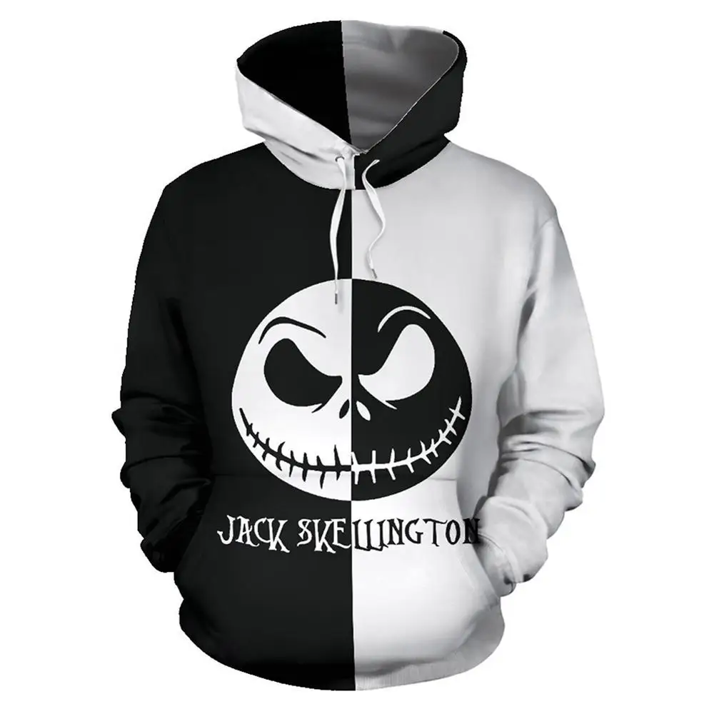 Jack Skellington Men Hoodie Spring Winter Teens Sweatshirt Nightmare ...